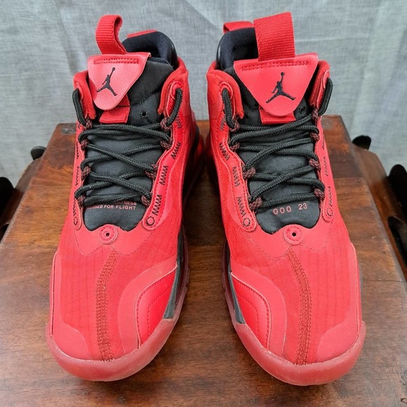 NIKE JORDAN AEROSPACE 720 "GYM RED" (BV5502 600) BASKETBALL TRAINERS Sz 8 - Picture 3 of 8